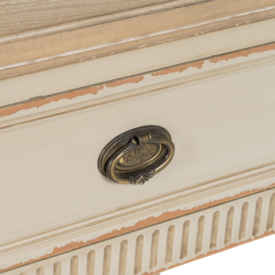 MESITA NATURAL-CREMA MADERA 56 X 36 X 68 CM