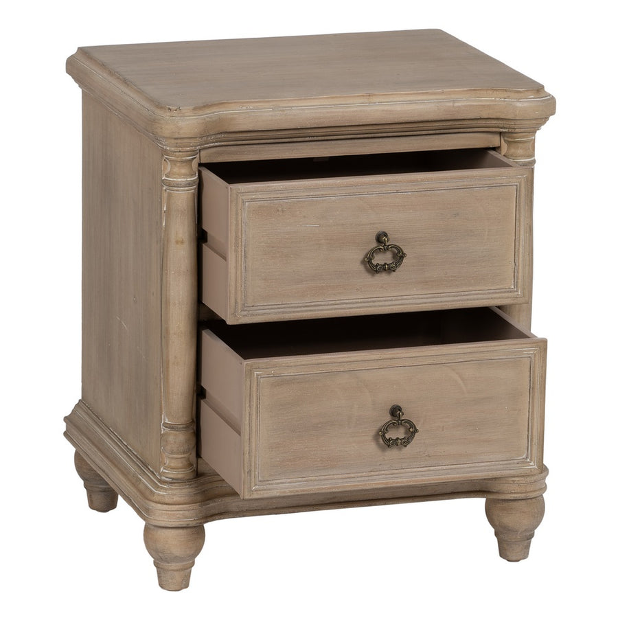 MESITA NATURAL MADERA 48 X 38 X 56 CM
