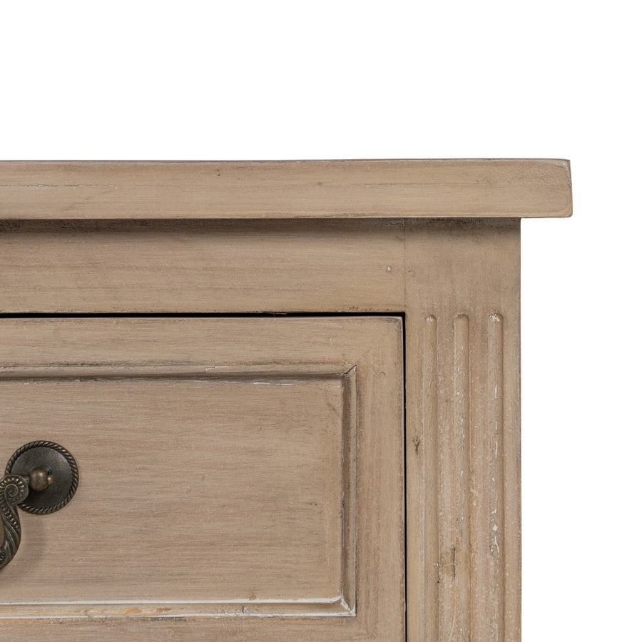 MESITA NATURAL MADERA 50 X 38 X 72 CM