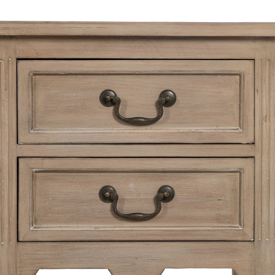 MESITA NATURAL MADERA 50 X 38 X 72 CM