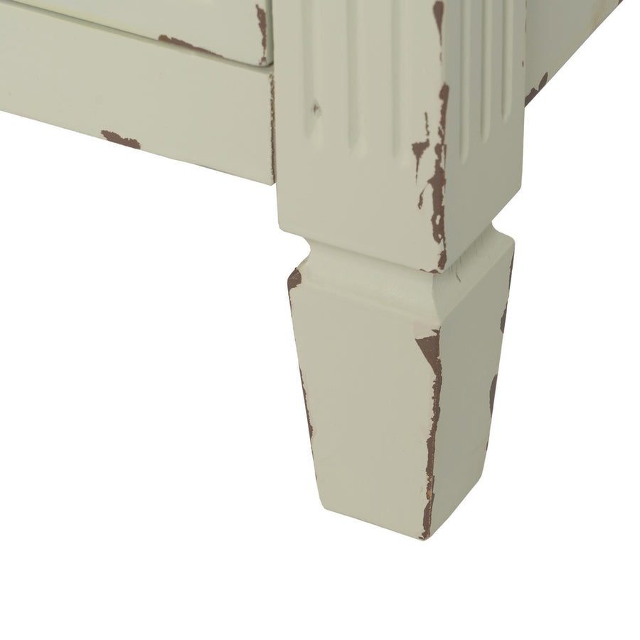 MESITA BEIGE MADERA 45 X 35 X 65 CM