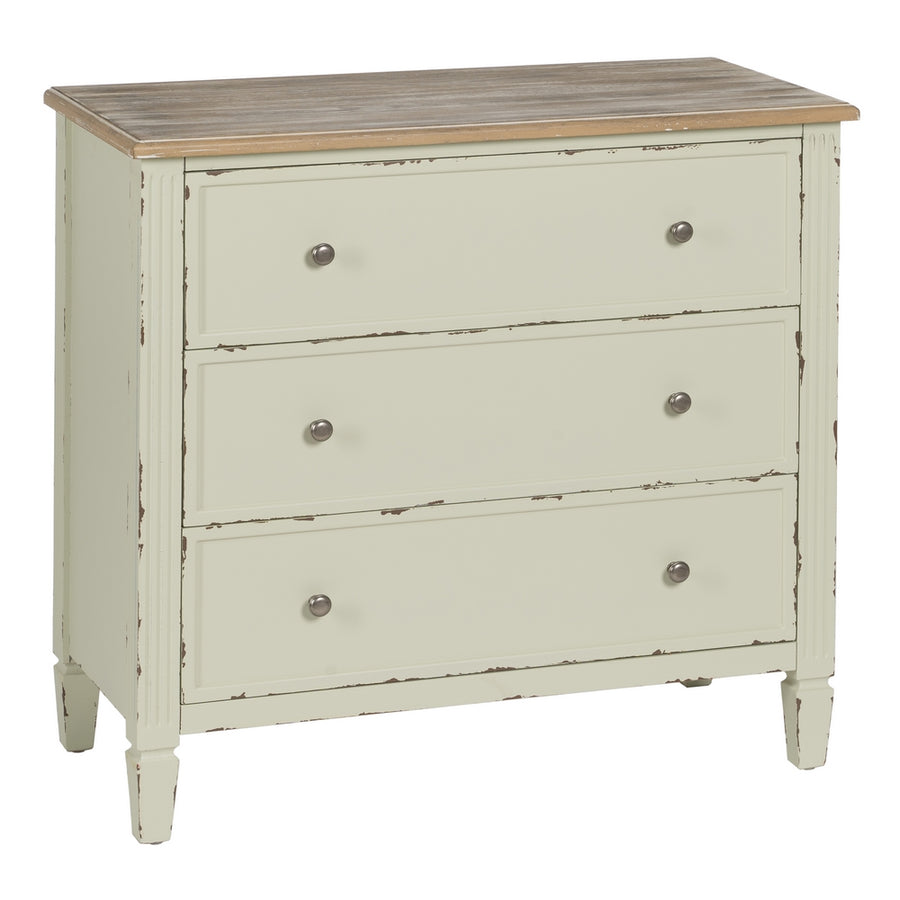 CÓMODA BEIGE MADERA 90 X 42 X 85 CM