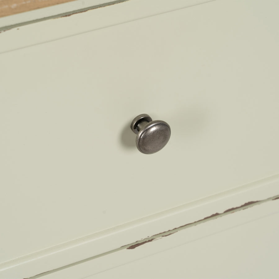 CÓMODA BEIGE MADERA 90 X 42 X 85 CM