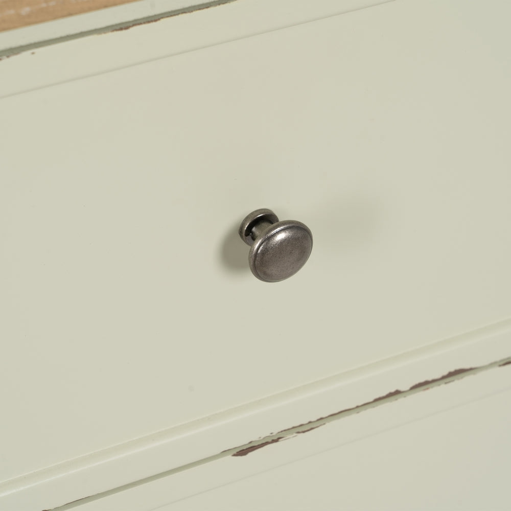 CÓMODA BEIGE MADERA 90 X 42 X 85 CM
