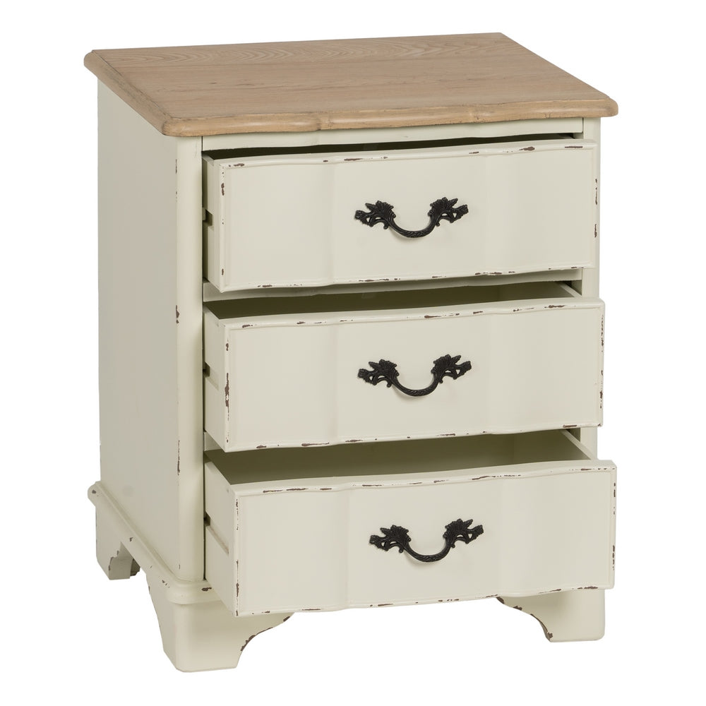 MESITA NATURAL-CREMA MADERA 50 X 40 X 60 CM
