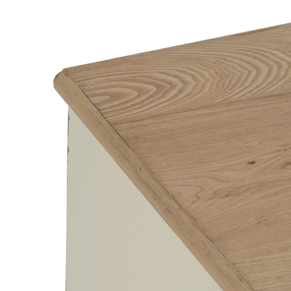 MESITA NATURAL-CREMA MADERA 50 X 40 X 60 CM