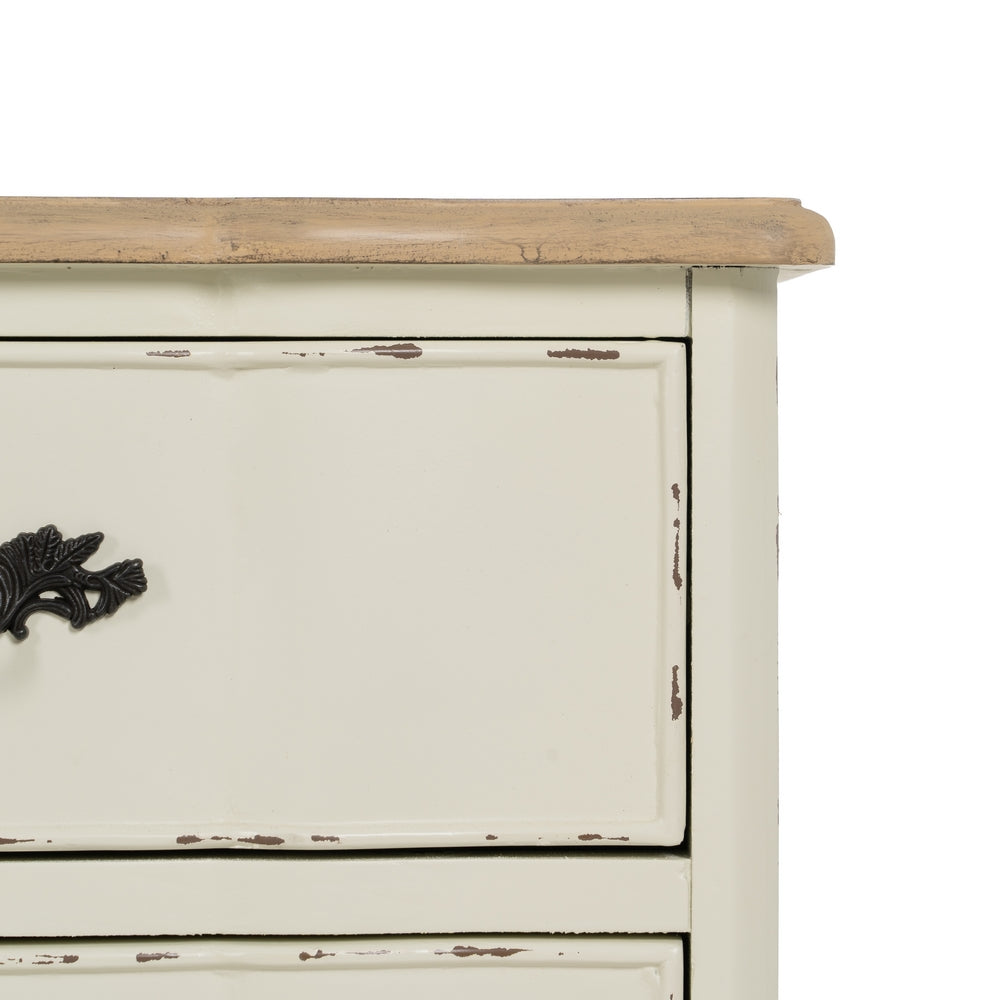 MESITA NATURAL-CREMA MADERA 50 X 40 X 60 CM