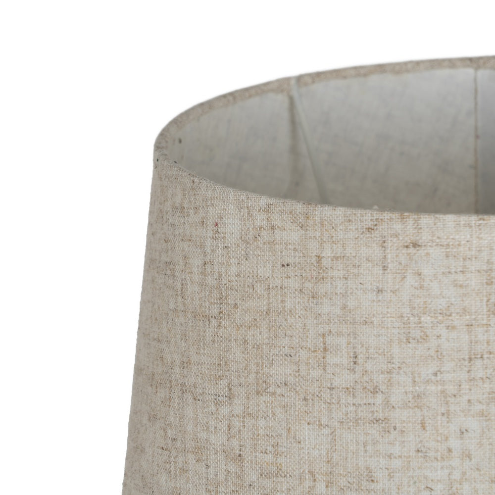 BEIGE-SILVER CERAMIC-METAL TABLE LAMP 31.50 X 31.50 X 54 C