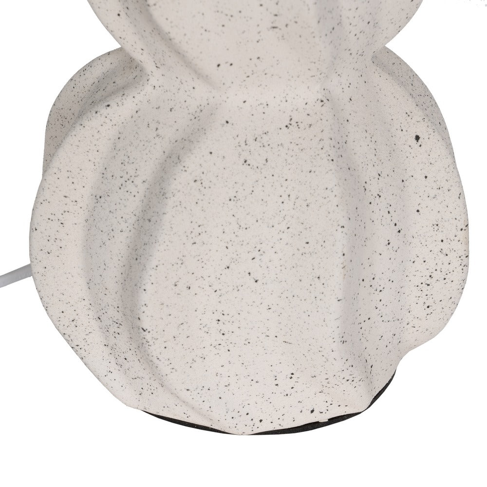 WHITE-MULTICOLOR CERAMIC TABLE LAMP 36.50 X 36.50 X 60 C