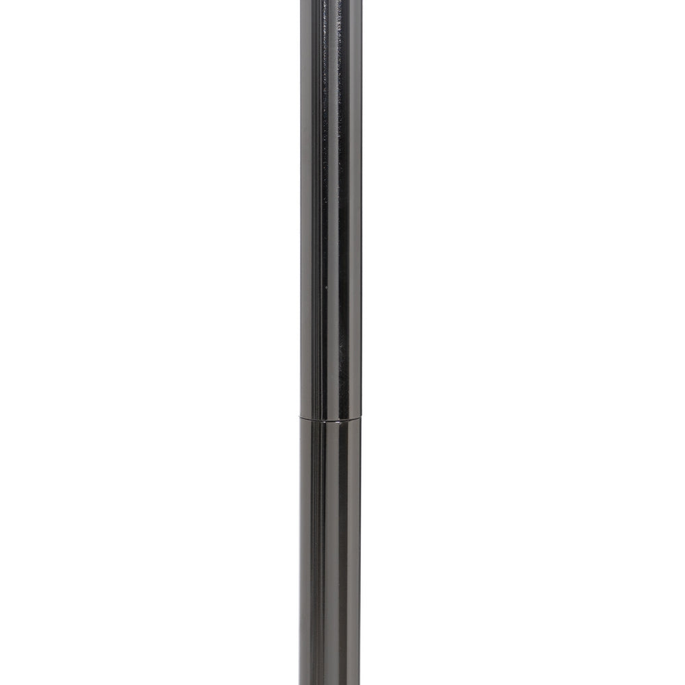 BLACK-GRAY METAL-GLASS FLOOR LAMP 40.50 X 40.50 X 156 CM