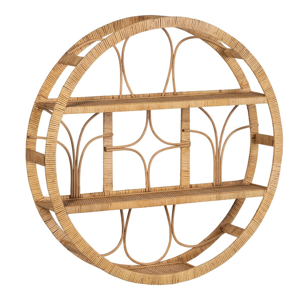 ESTANTE NATURAL RAT�N DECORACI�N 80,50 X 15 X 80,50 CM