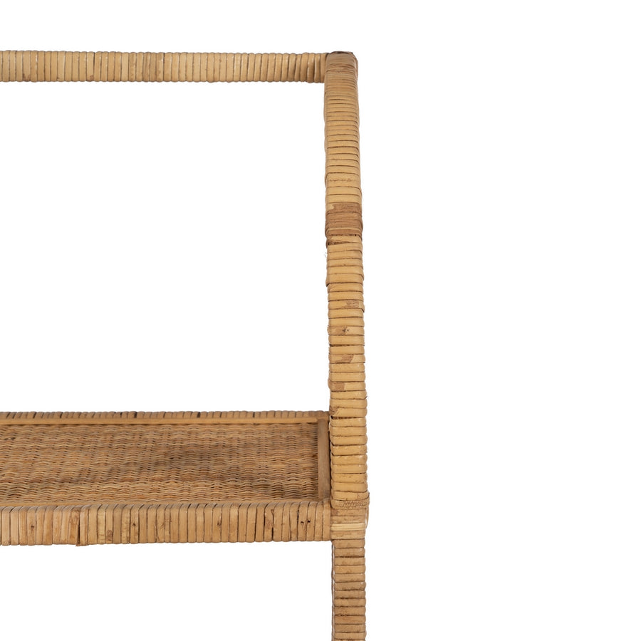 S/3 ESTANTERÍA NATURAL RATÁN SALÓN 30 X 30 X 109 CM