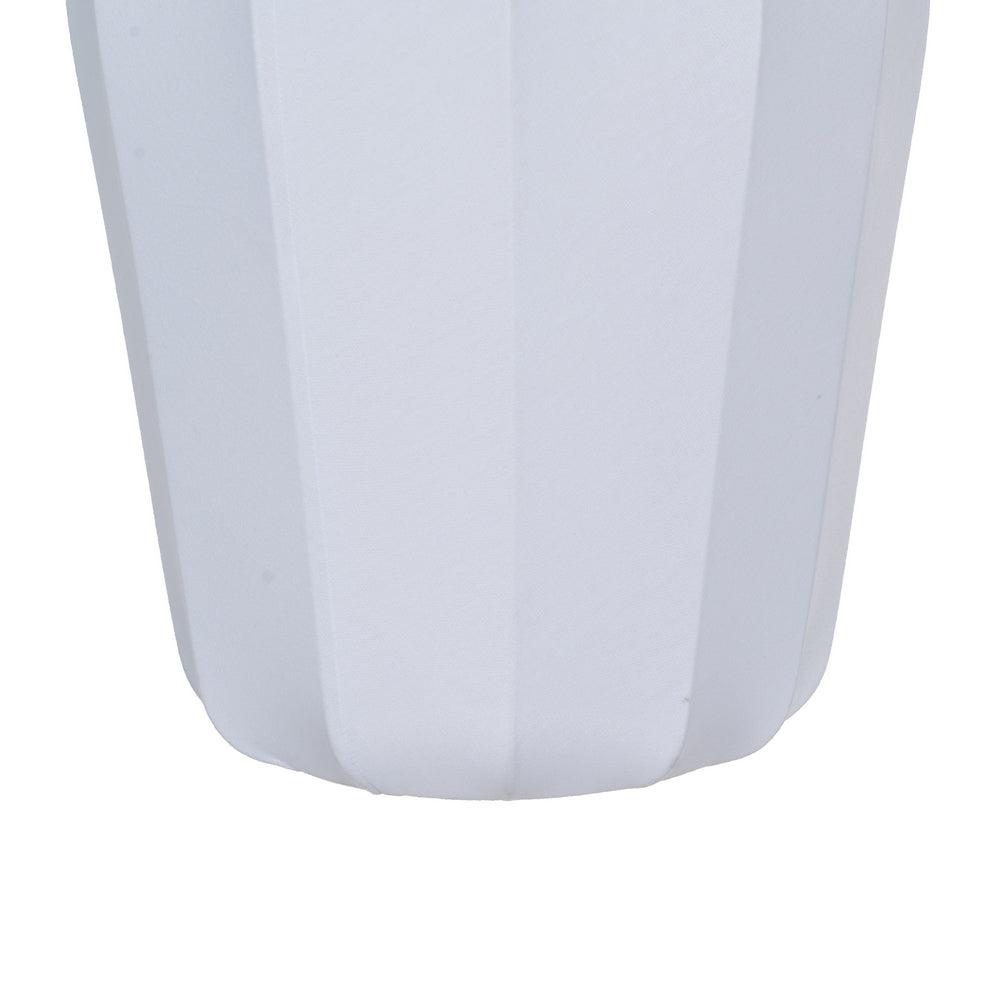 WHITE WOVEN CEILING LAMP 33 X 33 X 47 CM
