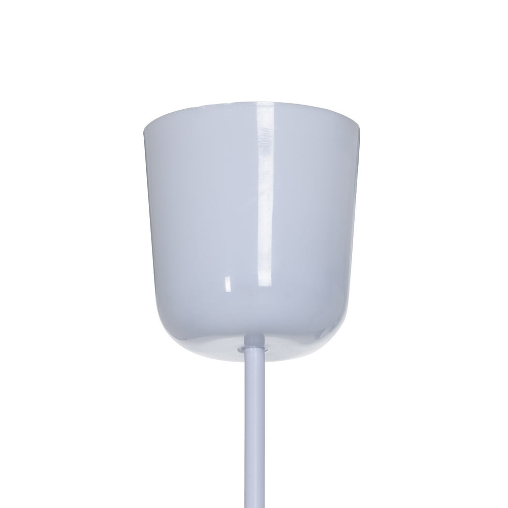WHITE WOVEN CEILING LAMP 33 X 33 X 47 CM