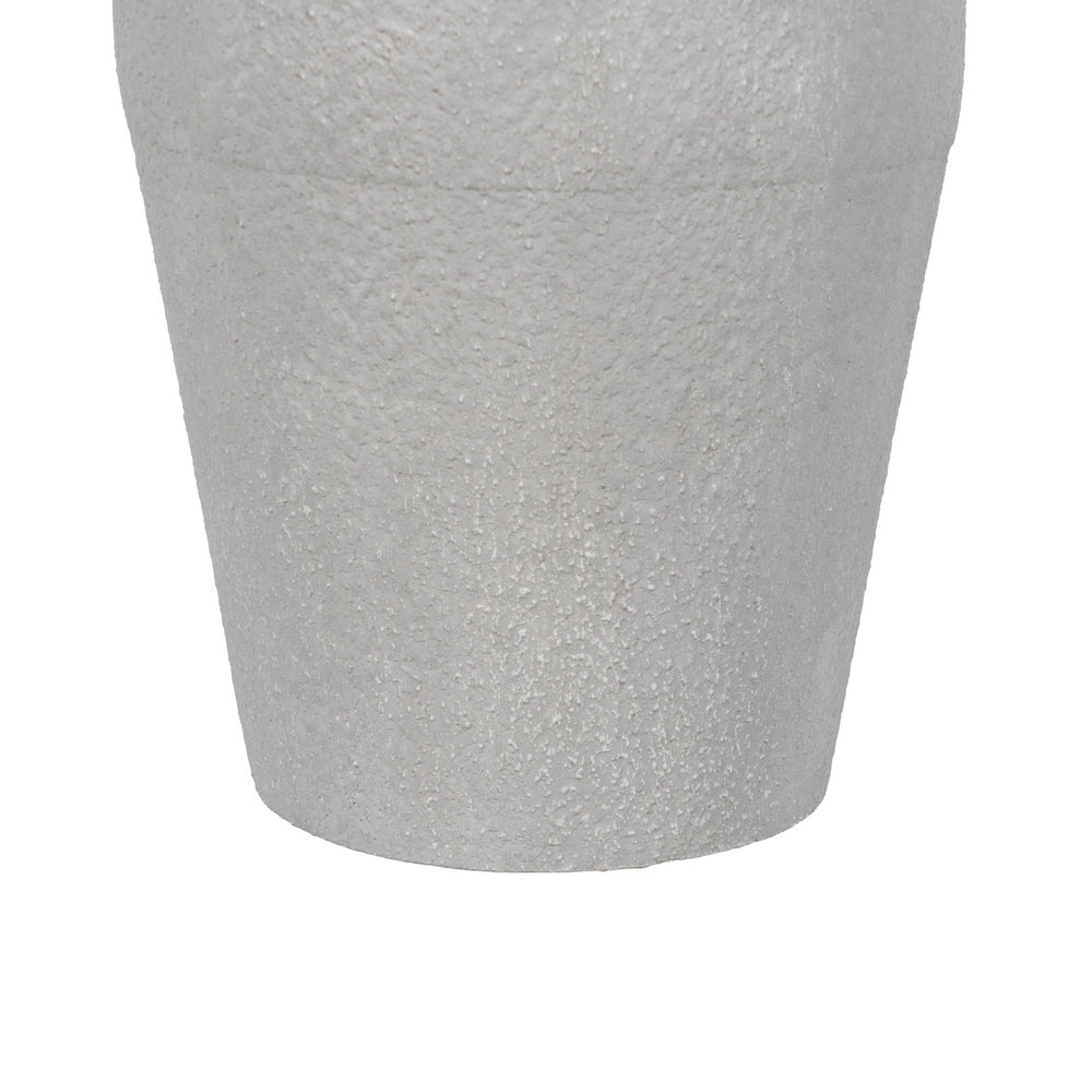 CÁNTARO BLANCO METAL DECORACIÓN 18,50 X 18,50 X 38,50 CM