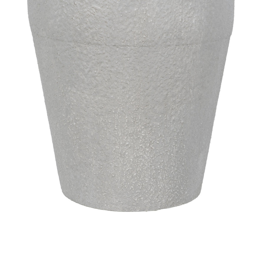 CÁNTARO BLANCO METAL DECORACIÓN 18,50 X 18,50 X 38,50 CM
