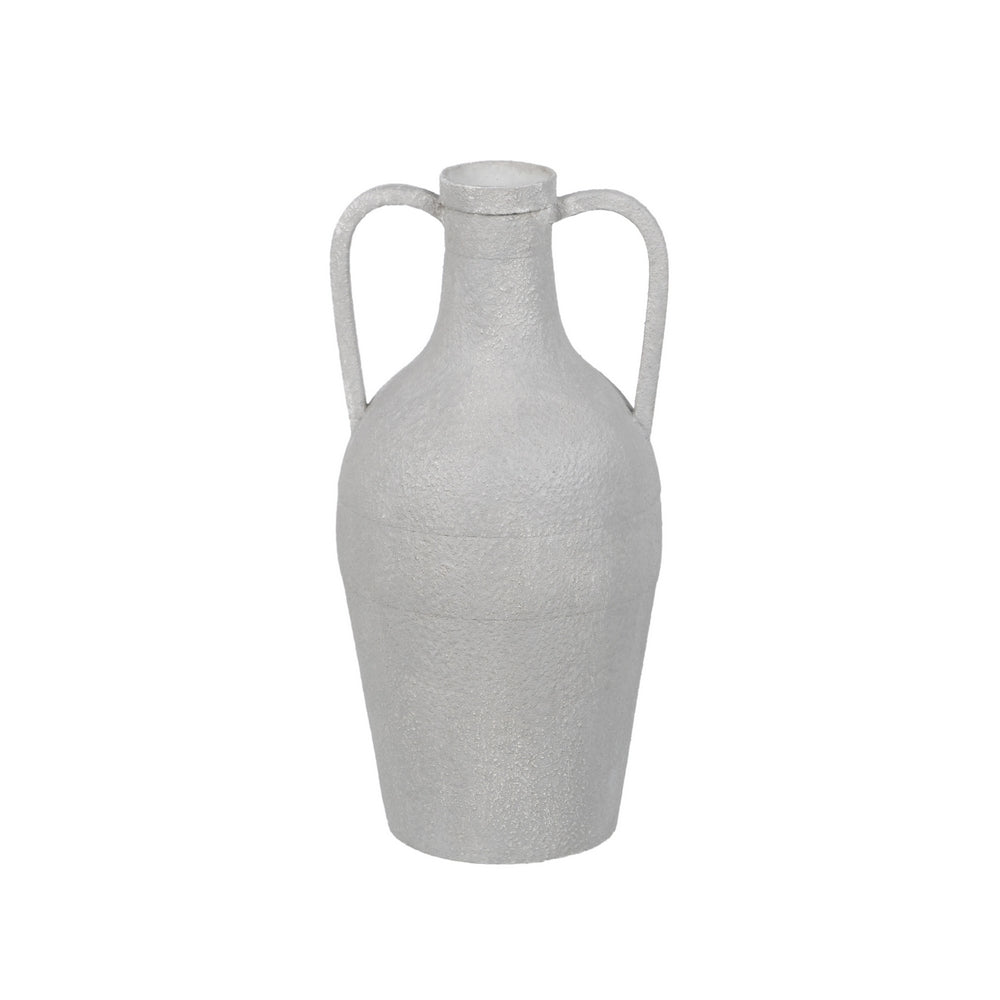 C�NTARO BLANCO METAL DECORACI�N 18,50 X 18,50 X 38,50 CM