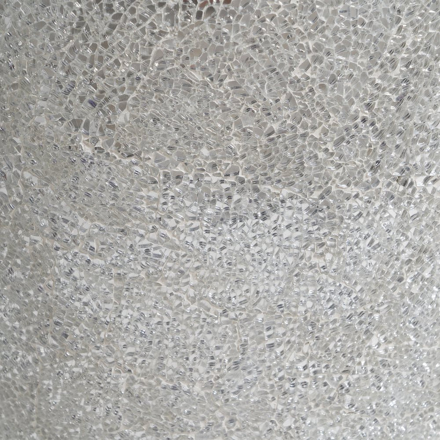 JARRÓN BLANCO FIBRA DE VIDRIO DECORACIÓN 46 X 46 X 70,50 CM