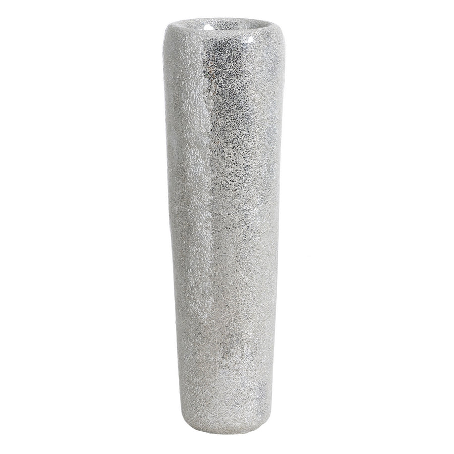 JARRÓN BLANCO FIBRA DE VIDRIO DECORACIÓN 30 X 30 X 109,50 CM
