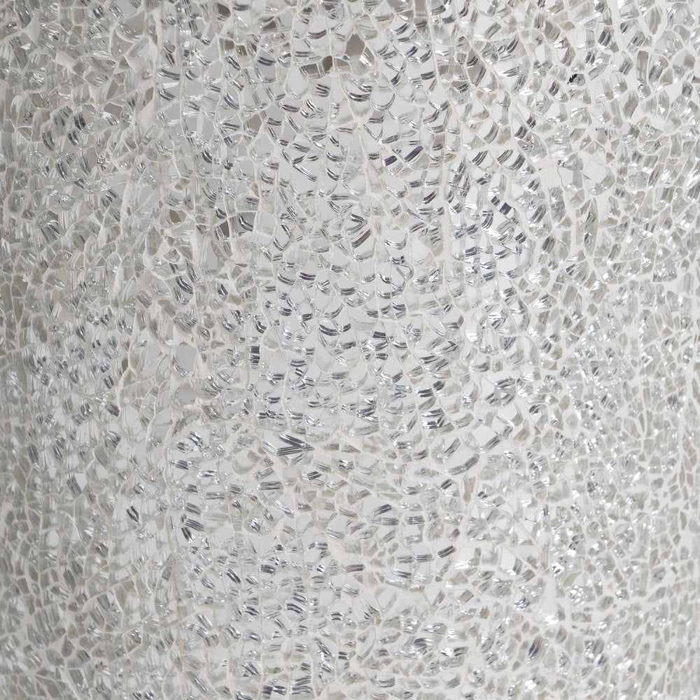 JARRÓN BLANCO FIBRA DE VIDRIO DECORACIÓN 30 X 30 X 109,50 CM