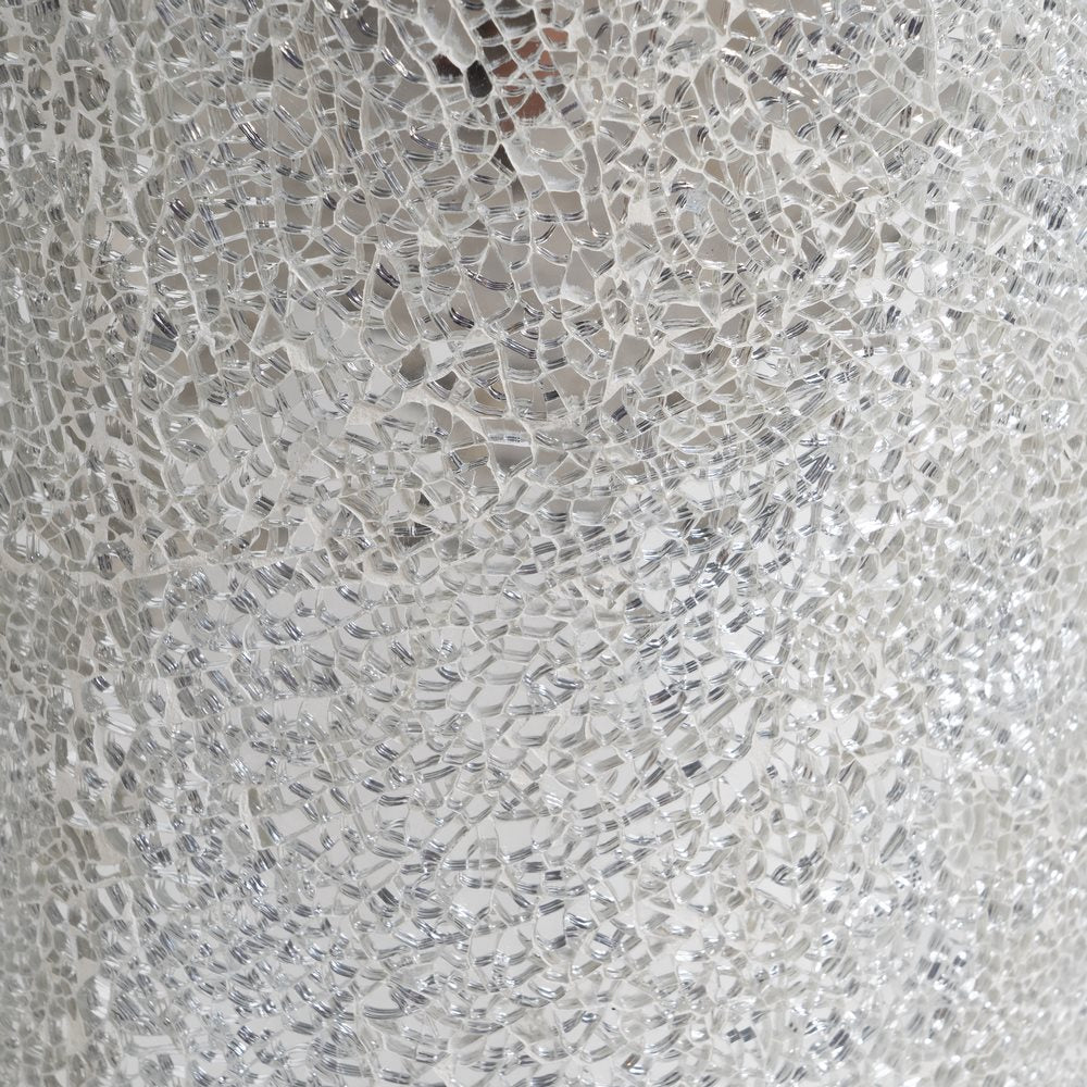 JARRÓN BLANCO FIBRA DE VIDRIO DECORACIÓN 34 X 34 X 127 CM