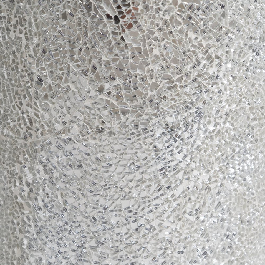 JARRÓN BLANCO FIBRA DE VIDRIO DECORACIÓN 34 X 34 X 127 CM