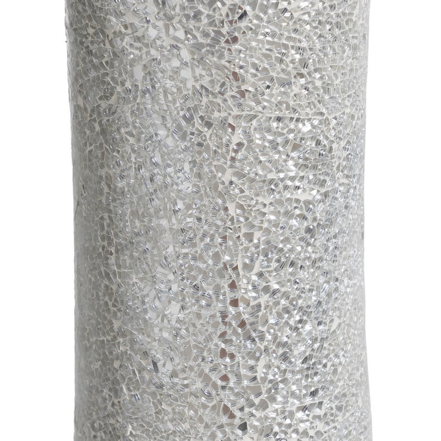JARRÓN BLANCO FIBRA DE VIDRIO DECORACIÓN 54 X 54 X 154 CM