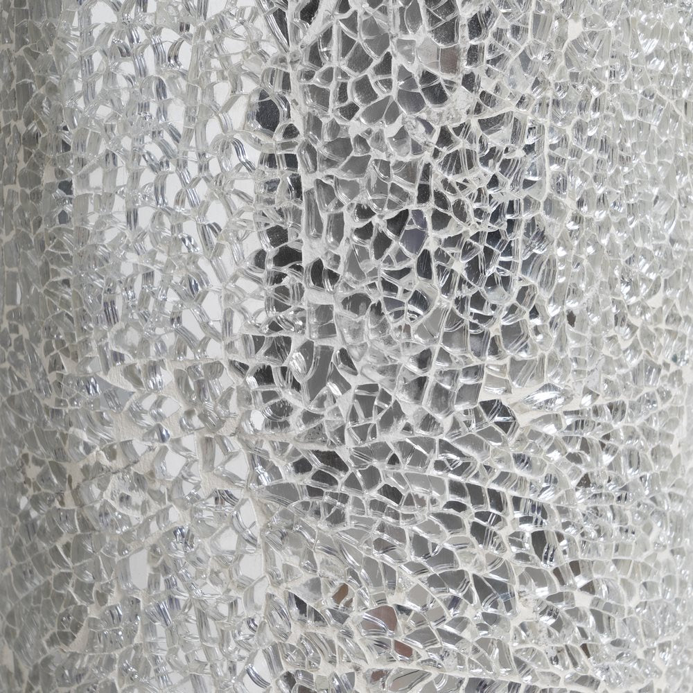 WHITE FIBERGLASS VASE DECORATION 54 X 54 X 154 CM