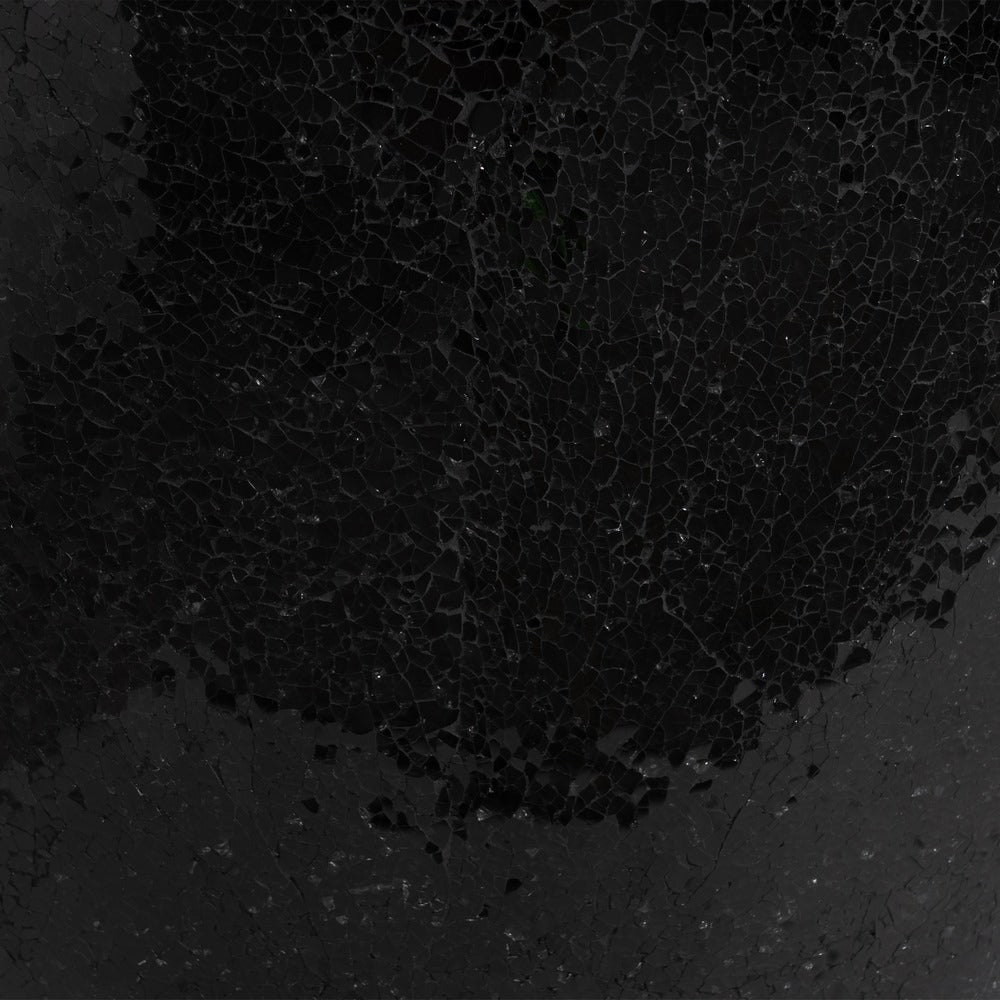 JARRÓN NEGRO FIBRA DE VIDRIO DECORACIÓN 46 X 46 X 70,50 CM