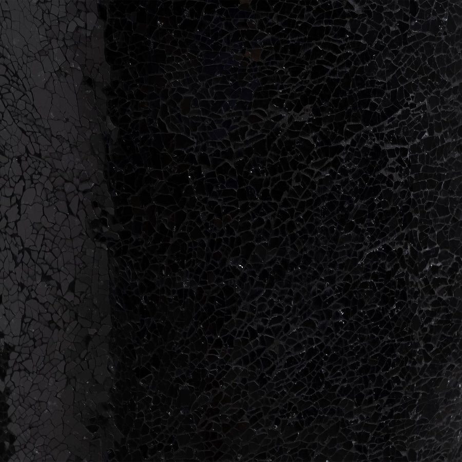 JARRÓN NEGRO FIBRA DE VIDRIO DECORACIÓN 30 X 30 X 109,50 CM