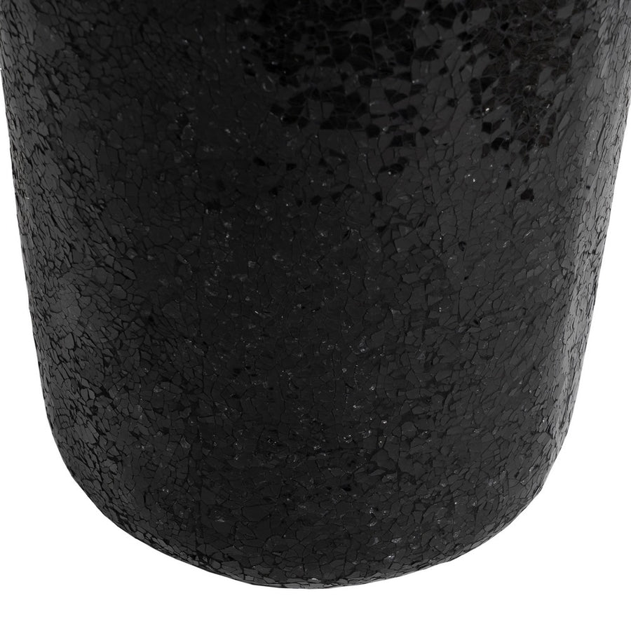 JARRÓN NEGRO FIBRA DE VIDRIO DECORACIÓN 30 X 30 X 109,50 CM
