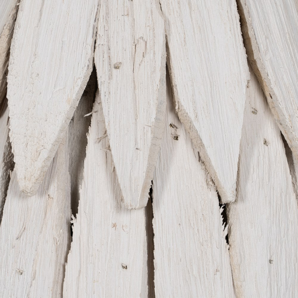 WHITE PAULOWNIA WOOD TREE FIGURE 26 X 18 X 70 CM
