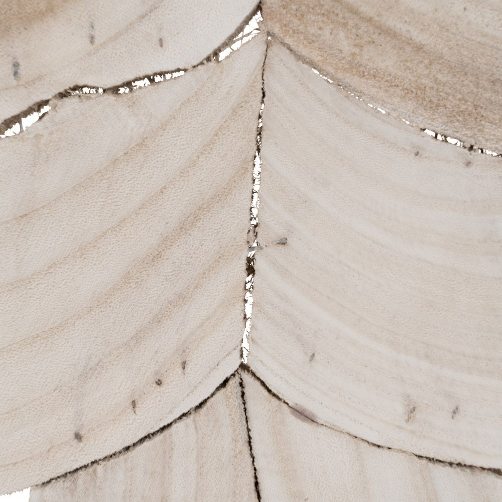 WHITE PAULOWNIA WOOD TREE FIGURE 29 X 12 X 62 CM