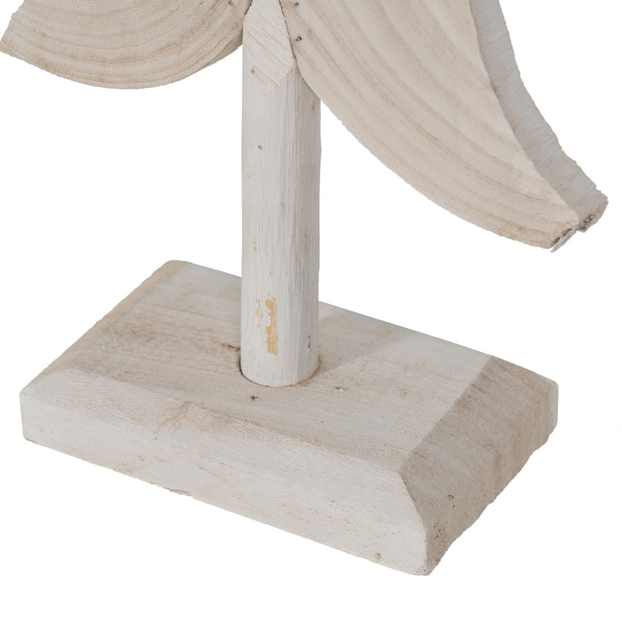 FIGURA ÁRBOL BLANCO MADERA PAULONIA 29 X 12 X 62 CM