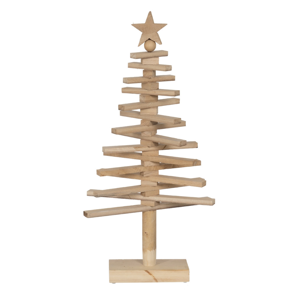 FIGURA �RBOL NATURAL MADERA PAULONIA 42 X 12 X 82 CM