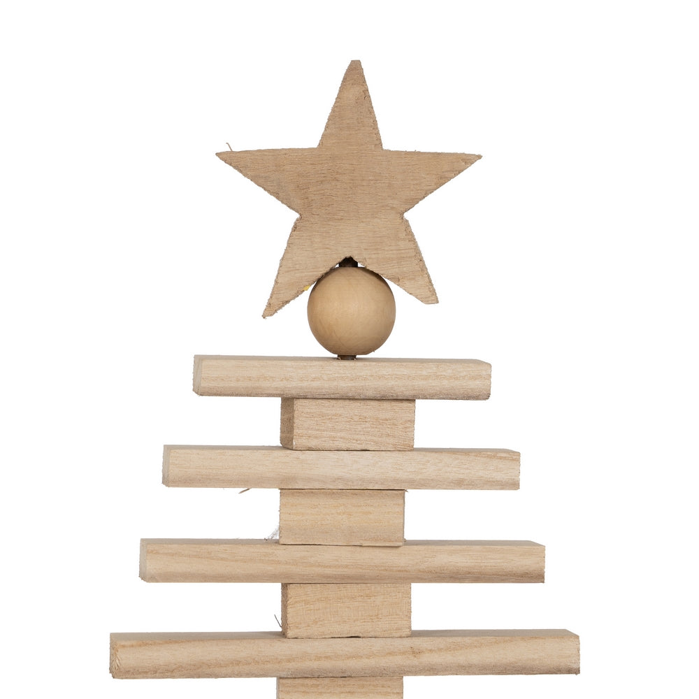 FIGURA ÁRBOL NATURAL MADERA PAULONIA 42 X 12 X 82 CM