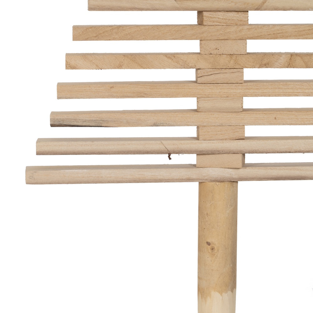 FIGURA ÁRBOL NATURAL MADERA PAULONIA 42 X 12 X 82 CM