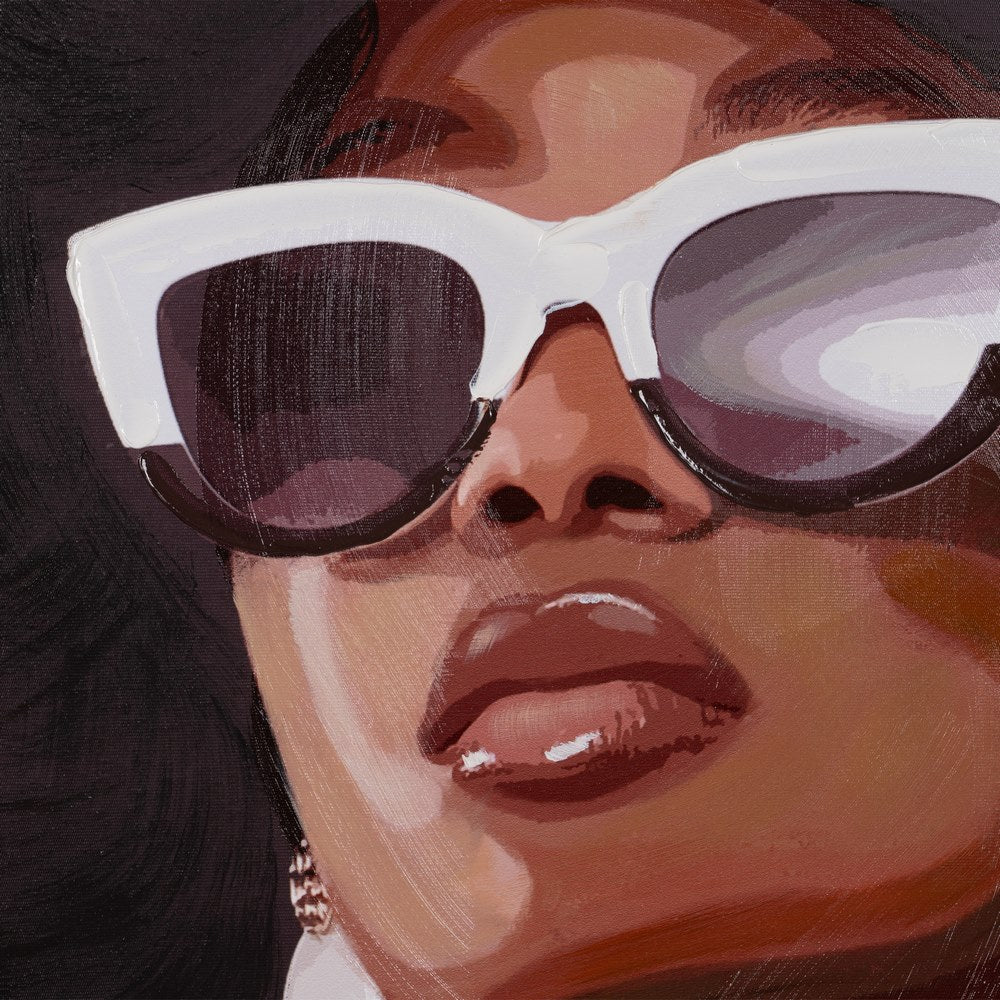 PAINTING WOMAN CANVAS DECORATION 100 X 3.50 X 100 CM