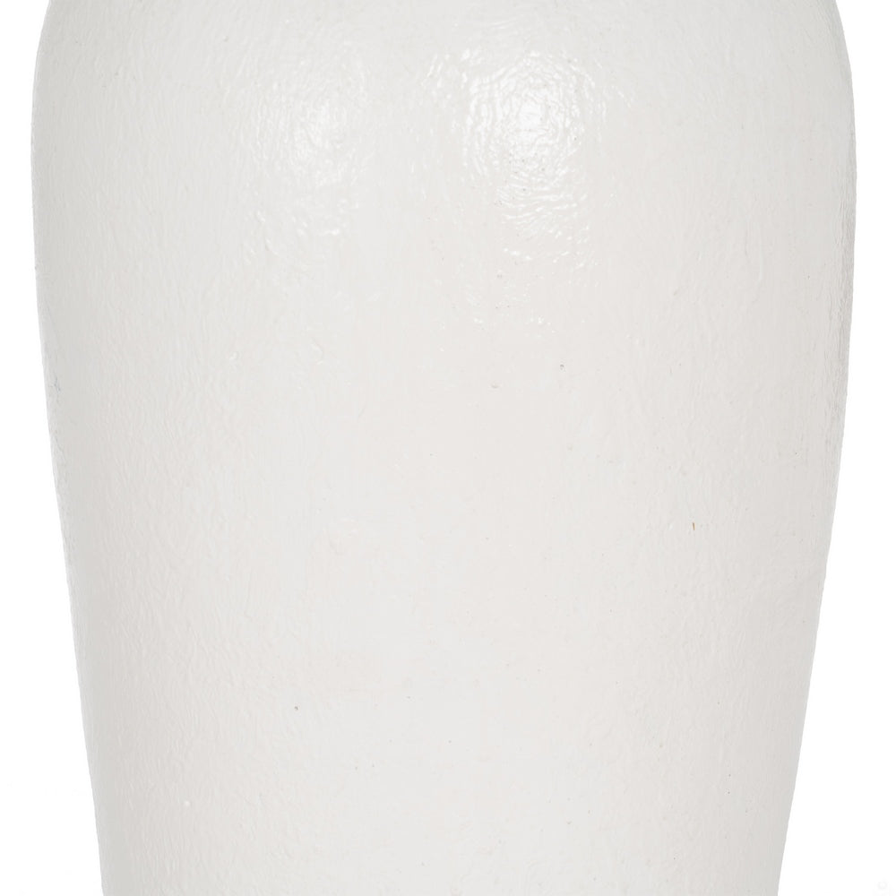 JARRÓN BLANCO FIBRA DE CEMENTO 38 X 38 X 100 CM