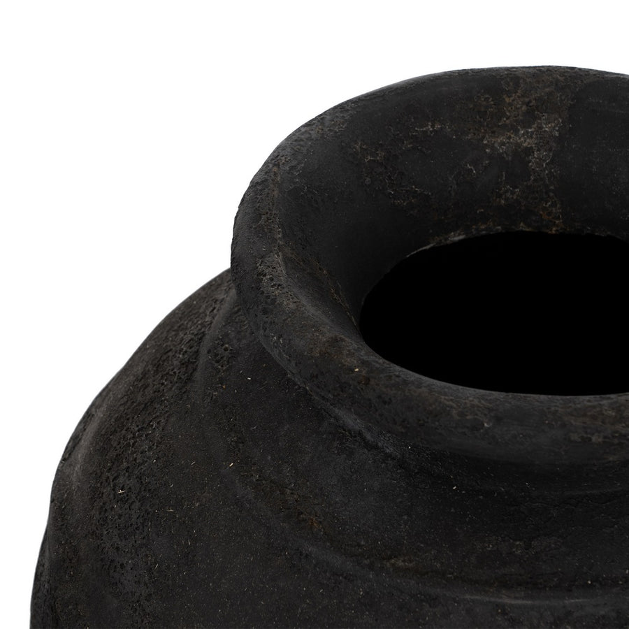 GREY CEMENT FIBER VASE DECORATION 45 X 45 X 51 CM