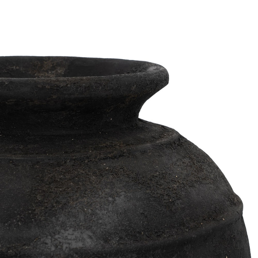 GREY CEMENT FIBER VASE DECORATION 45 X 45 X 51 CM