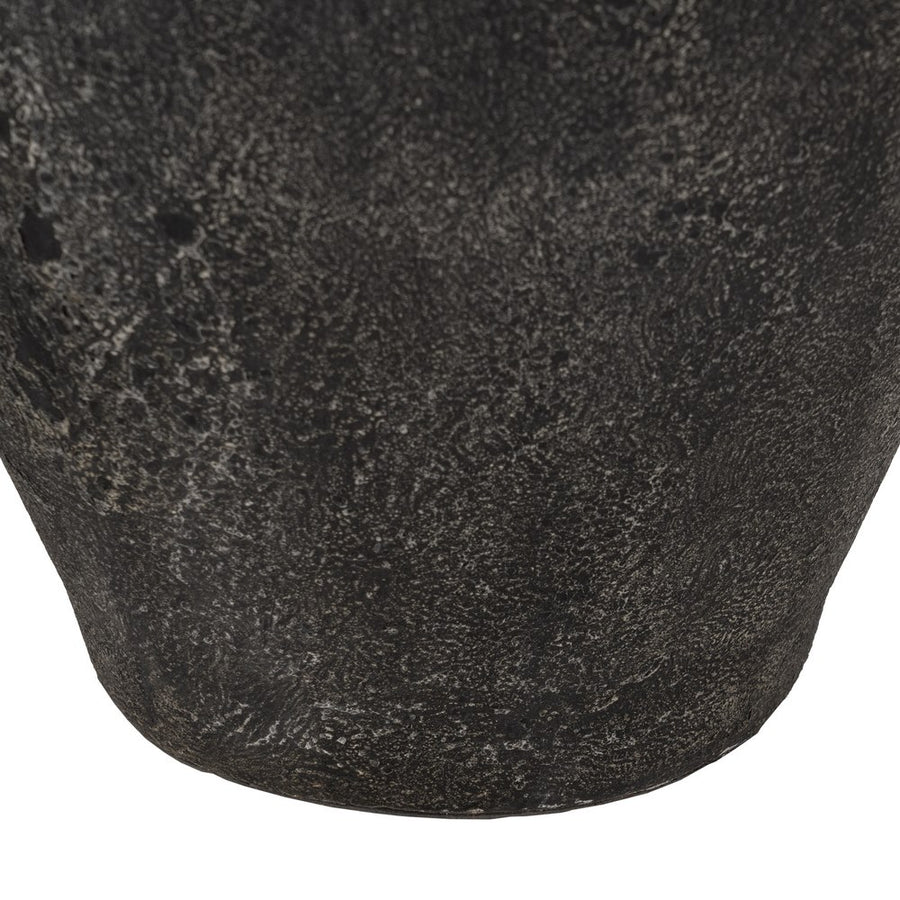 JARRÓN GRIS TERRACOTA DECORACIÓN 38 X 38 X 60 CM