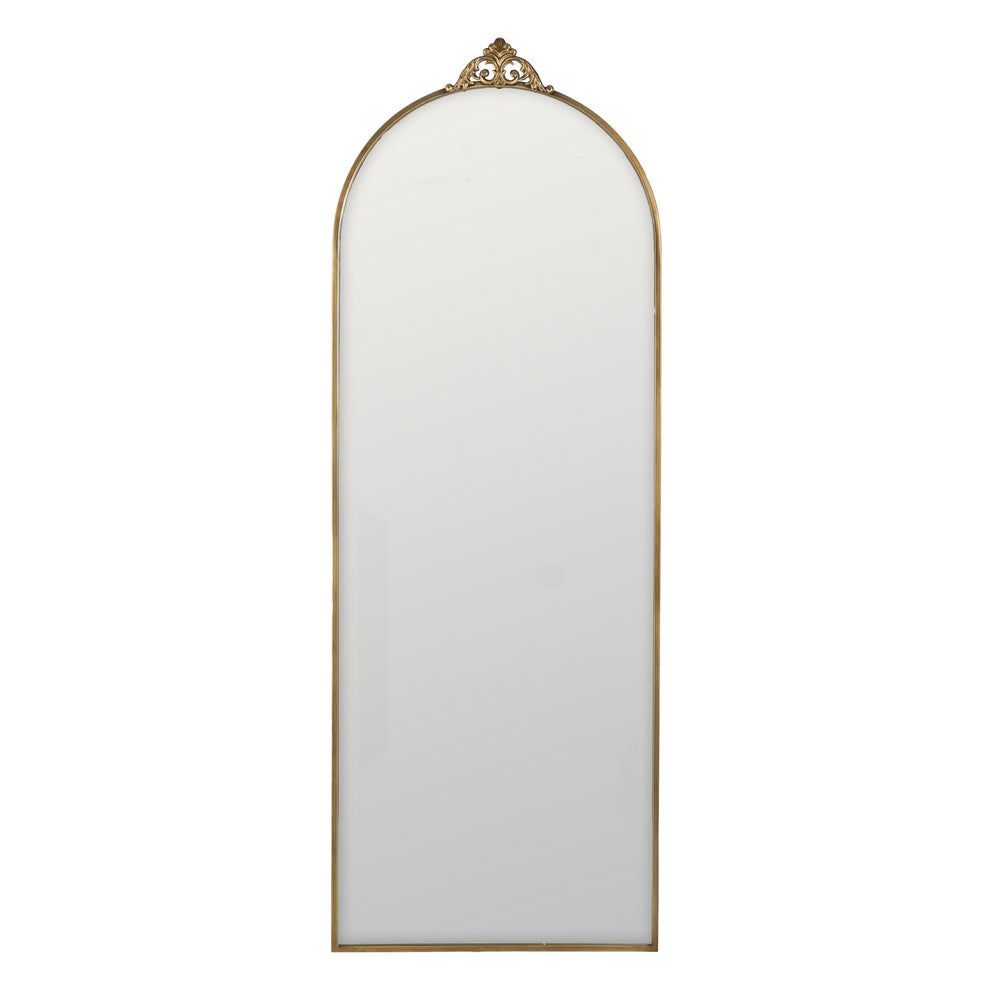 GOLD METAL DECORATIVE MIRROR 61 X 2 X 168 CM
