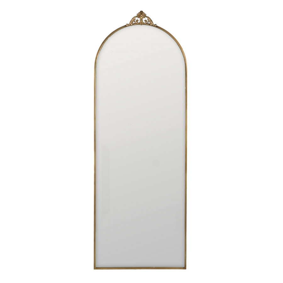 GOLD METAL DECORATIVE MIRROR 61 X 2 X 168 CM