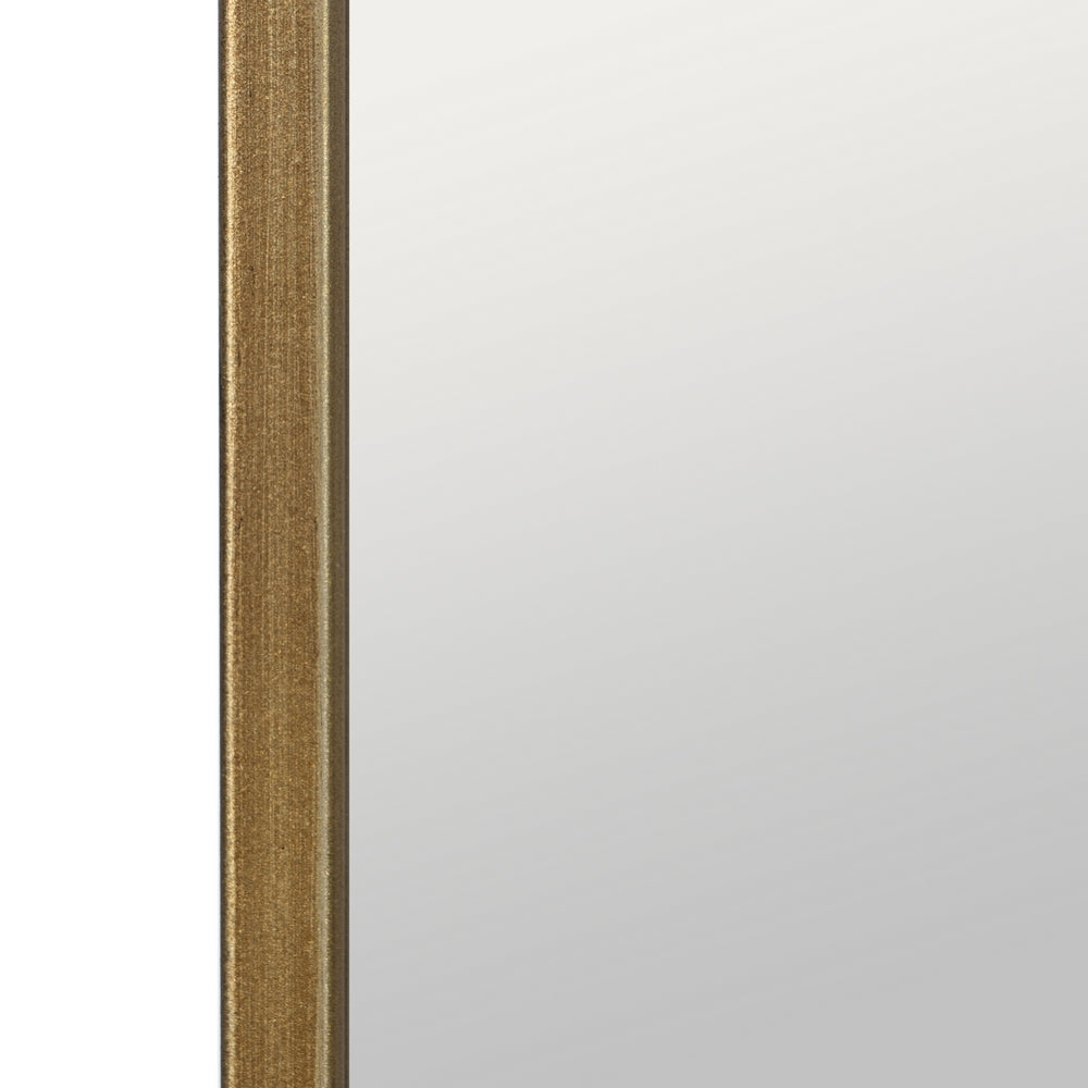 GOLD METAL DECORATIVE MIRROR 61 X 2 X 168 CM