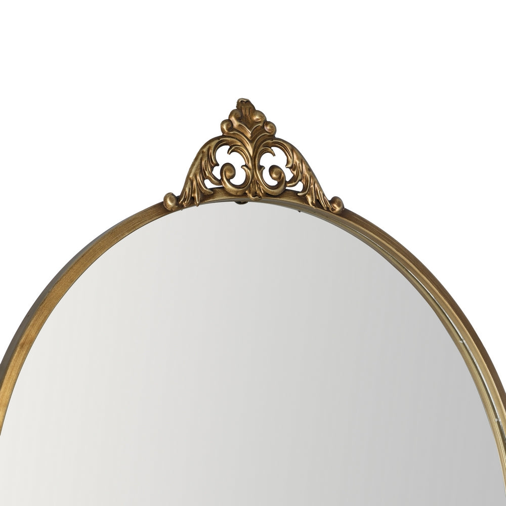 GOLD METAL DECORATIVE MIRROR 61 X 2 X 168 CM