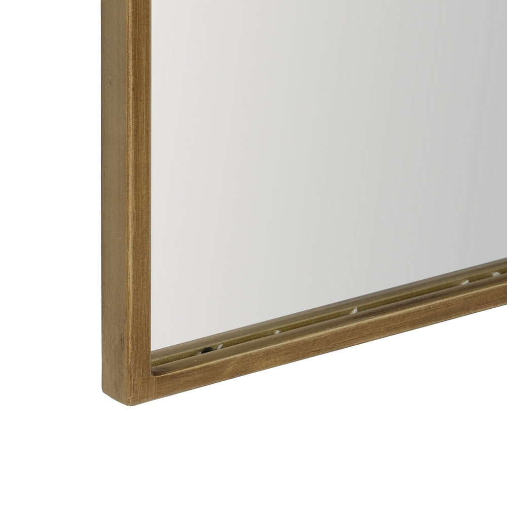 GOLD METAL DECORATIVE MIRROR 61 X 2 X 168 CM