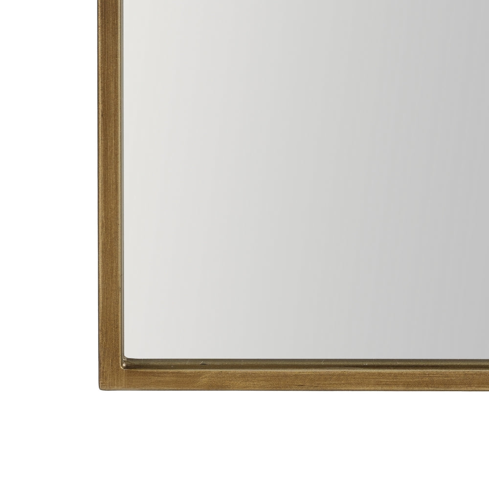 GOLD METAL DECORATIVE MIRROR 61 X 2 X 168 CM