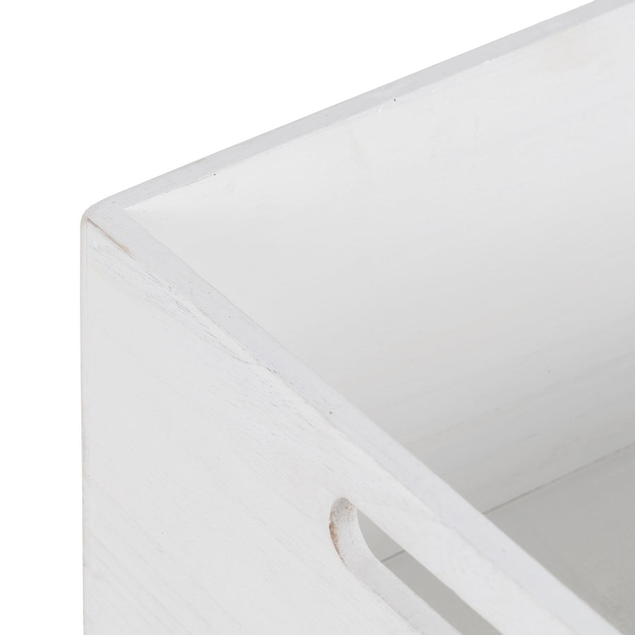S/3 CAJAS BLANCO-NATURAL MADERA PAULONIA 44 X 31 X 18 CM