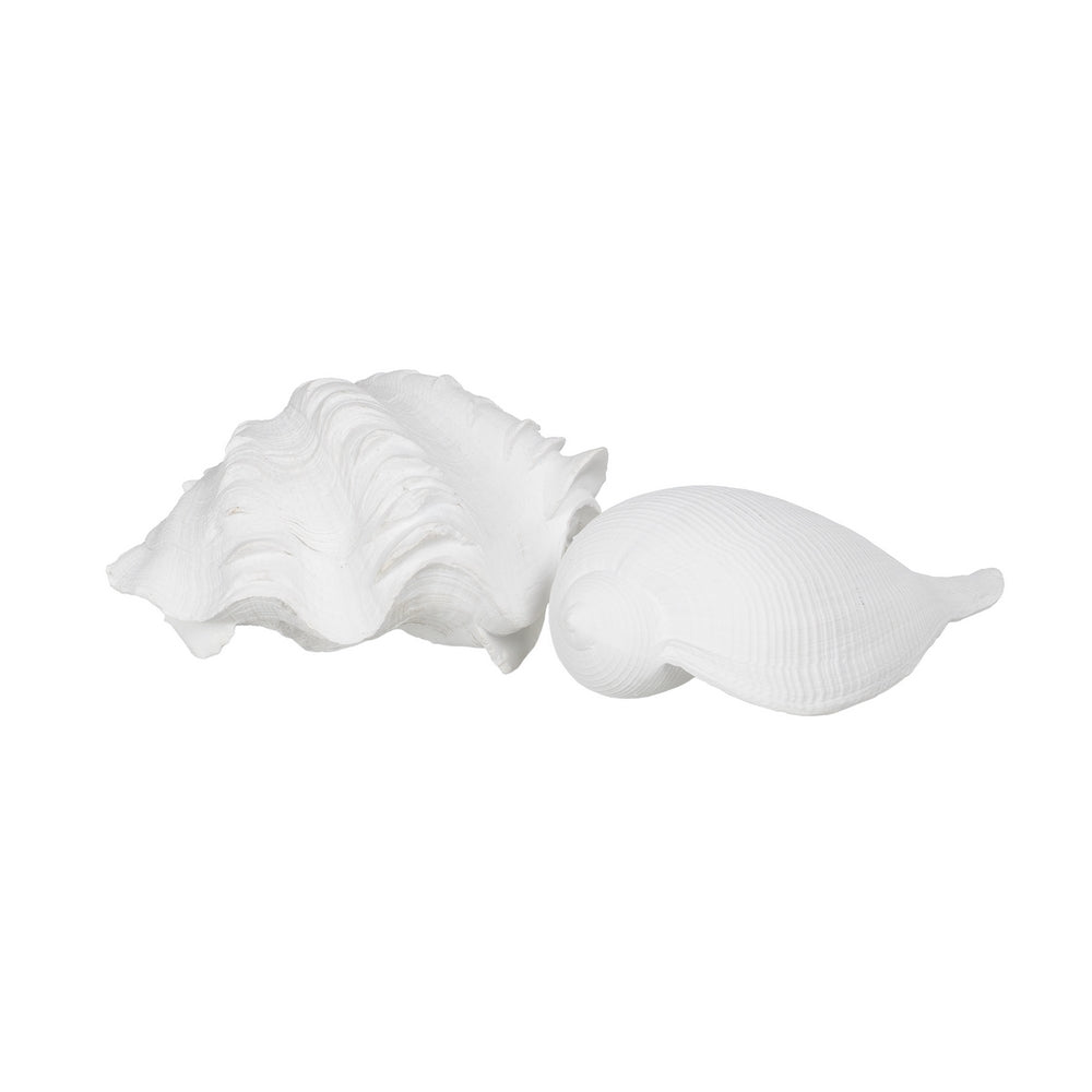 WHITE RESIN SNAIL DECORATION 15 X 7 X 5 CM